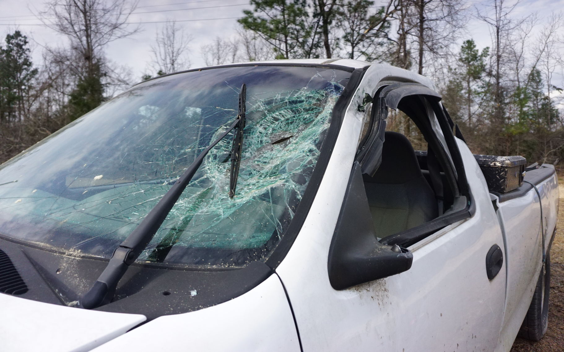 Tornado damage in Lee County